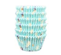 Scrumptious! - 150PC Mini Muffin Cases - Christmas Snowmen - 45GSM 31mm x 23mm Greaseproof Paper Baking Cases - Great for Xmas and Festive Themed Party Cakes, Bakes, Sweets And Treats