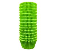 Scrumptious! 180PC Cupcake Cases - Lime Green - 65GSM 51mm x 38mm Greaseproof Paper Baking Cases - Great for Halloween Birthday and Anniversary Party Muffins Cakes and Bakes