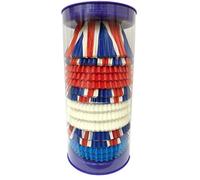 Scrumptious 180PC Red, White and Blue Mix Greaseproof Paper Cupcake Cases for Baking - 65GSM Paper - Ideal for Royal Muffins & Cupcakes