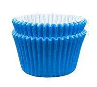 Scrumptious! - Cupcake Cases - Bright Blue - 24PC 65GSM 51mm x 38mm Greaseproof Paper Baking Cases - Great for Father's Day and Stitch Themed Party Muffins, Cakes and Bakes