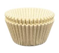 Scrumptious! - Cupcake Cases - Ivory - 24PC 65GSM 51mm x 38mm Greaseproof Paper Baking Cases - Great for Weddings, Bridal Showers, and Christmas Themed Party Muffins, Cakes and Bakes