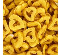 Scrumptious - Gold Open Love Heart Cake Topper Sprinkles - 25g Edible Gold Cake Decorations - Baby Shower, Parties & Wedding Cake Decorations