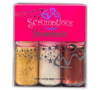 Scrumptious! - Gold, Silver and Red Edible Glitter Dust Spray Pump 3 x 4g Set - Add Shimmering Lustre Sparkle to Cakes, Cupcakes, Chocolate, Baking, Desserts, Ice Cream, Drinks and Cocktails