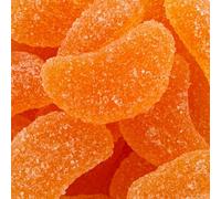 Scrumptious - Jelly Slices - 12 Orange Flavoured Jelly Segment Cake Toppers - 30g Edible Cupcake/Cake Decorations - Perfect for Marmalade Cake and Jaffa Cake Muffins