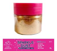Scrumptious Sprinkles - Sparkle Dust Bronze - 10g. Edible Xmas Glitter Lustre Powder. Dust On Cakes, Icing, Chocolate, Ice Cream & Decorations (Bronze (No E171))