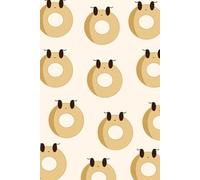Scrumptious Sugar Donuts | Cute & Kawaii Aesthetic | Narrow Ruled Lined Notebook | A5 6x9” | 120 pages: Personalised Gift Idea for Friends and Family