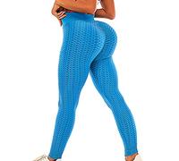 Scrunch Butt Lifting Workout Leggings for Women High Waisted Yoga Pants, Royal Blue, M