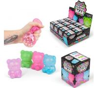 Scrunchems Kind Heart Squish Bear, Squishy Sensory Toy, Stress Relief Squeeze Figure, one sent at random