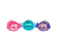 Scrunchems Mini Sugar Axolotls Squishy Toy, Soft Slow-Rise Fidget, Sparkly Glitter, 3 Squishy's, Ages 3+