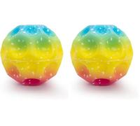 SCRUNCHEMS Tobar MEGA BOUNCE BALL, Assorted Designs and Colours (Pack of 2)
