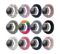 Scrunchie Bands for Samsung Galaxy Watch 8 Band 40mm/44mm/Classic 46mm 2025,Stretchy Cute Elastic Fabric Sport Strap Bracelet Washable Women