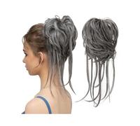 Scrunchie Synthetic Elastic Messy Bun Hairpieces Natural Wave Scrunchie Ponytail Hair Extensions for Women Extension(4 60)