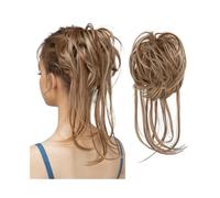 Scrunchie Synthetic Elastic Messy Bun Hairpieces Natural Wave Scrunchie Ponytail Hair Extensions for Women Extension(12H24)