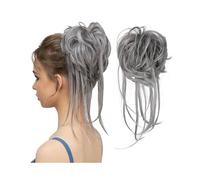 Scrunchie Synthetic Elastic Messy Bun Hairpieces Natural Wave Scrunchie Ponytail Hair Extensions for Women Extension(6 60B)