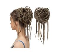 Scrunchie Synthetic Elastic Messy Bun Hairpieces Natural Wave Scrunchie Ponytail Hair Extensions for Women Extension(6H24B)