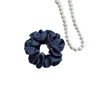 Scrunchies 1pc Style Denim Small Waist Headband High Elasticity Hair Tie Temperament Accessory(1pc small)