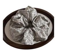 Scrunchies 3pc Leopard Print Oversized Scrunchie For Women Elastic Big Hair Tie Girls Black Rubber Bands Retro Rope for Hair Accessories(Color 5)