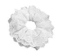 Scrunchies Big Flower Scrunchies For Women Elastic Hair Bands Ponytail Holders Tie Solid Color Girl Ring For the woman(Color3)