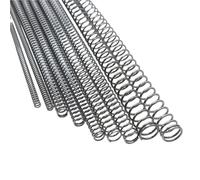 Scrunchies Compression Spring 2pcs Small Y Shaped Wire Length 300mm Return Air Soft Steel Metal Springs(6mm,2pcs 0.30mm)
