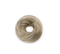 Scrunchies Donut Wig Accessory Updo Buns Hairs Synthetic Piece Straight Chignon Extension Mini Rubber Band Hair Bun Elegant or Chic Look(Beige Blonde)