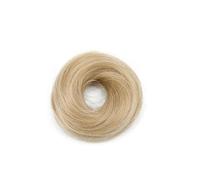 Scrunchies Donut Wig Accessory Updo Buns Hairs Synthetic Piece Straight Chignon Extension Mini Rubber Band Hair Bun Hair Ponytail for Women Girls(Light Blonde)