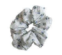 Scrunchies Embroidered Hair Accessories Soft Fabric Elastic Bands Ponytail Holder Suitable For Various Hairstyles French Scrunchies For Teens