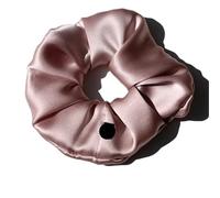 Scrunchies Extra Large Scrunchies For Women Girls Mulberry Silk Big Oversized Elastic Bands Hair Bobble Ties Ropes Ponytail Holder For the woman(6cm Lotus)