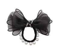 Scrunchies for Women, 3pcs Lace Bow Hair Rope Mesh Hair Ring Hair Holster Ball Head Ponytail Head Rope Ponytail Hair Accessories