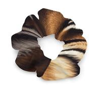 Scrunchies for Women Men Hair Ties Bengal Tiger No Damage Scrunchy Hair Bands All Day Comfort Stylish for All Hair Types