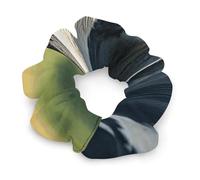 Scrunchies for Women Men Hair Ties Black White Milk Cow No Damage Scrunchy Hair Bands All Day Comfort Stylish for All Hair Types