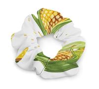 Scrunchies for Women Men Hair Ties Cartoon Corn on The Cob No Damage Scrunchy Hair Bands All Day Comfort Stylish for All Hair Types