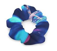 Scrunchies for Women Men Hair Ties DNA Genetic Helix No Damage Scrunchy Hair Bands All Day Comfort Stylish for All Hair Types