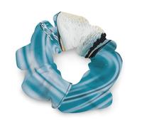 Scrunchies for Women Men Hair Ties Happy Penguin in The Water No Damage Scrunchy Hair Bands All Day Comfort Stylish for All Hair Types