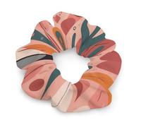 Scrunchies for Women Men Hair Ties Plant Elements Pattern No Damage Scrunchy Hair Bands All Day Comfort Stylish for All Hair Types