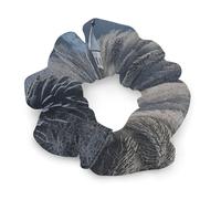 Scrunchies for Women Men Hair Ties Winter Landscape in The Bavarian Alps No Damage Scrunchy Hair Bands All Day Comfort Stylish for All Hair Types