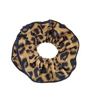 Scrunchies Leopard Print Hair Scrunchies Ponytail Holder Elastic Bands Wrist Line Fabric Scrunchy Ties For Show Sleepover Party For the woman(Pink)