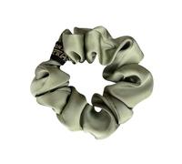 Scrunchies Pure Mulberry Silk Large Scrunchies Elastics Bands Hair Ties Gum Ropes Ponytail Holders Solid Color For Women Girls For the woman(Pea green)