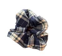 Scrunchies Red Lace Check Large Scrunchie Women's Superior Year's Vibe Korean Headwear Hair Accessories For Girls For the woman(Color3)