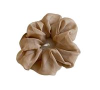 Scrunchies Solid Color Mesh Yarn Scrunchies Elastic Hair Ties Ropes For Women Girls High Ponytail Accessories Casual Headwear For the woman(Style2)