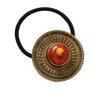 Scrunchy with Cultural Design Soft Elastic for Active Women Hair
