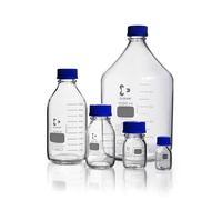 ScrVnrvez Laboratory Bottle, clear, with DIN 168-1 thread, graduated, with screw cap and pouring ring,1PCS(150mL-218012955)