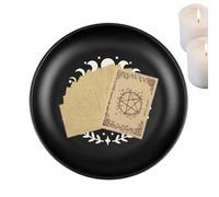 Scrying Bowl - Offering Prayer Ritual Bowl,Vintage Holder Religious Plate for Meditation Symbolism Decoration Manifestation Ceremony Tradition Praying Worship