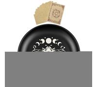 Scrying Bowl,Prayer Offering Bowl Dish - Vintage Holder Religious Plate for Meditation Symbolism Decoration Manifestation Ceremony Tradition Praying Worship