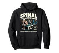 SCS Implant Chronic Illness Spinal Cord Stimulator Warrior Pullover Hoodie