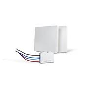 SCS Sentinel, Kit goes and Lights up for Lighting, one Wired Receiver Module, Two Extra Flat, Wireless and Battery-Free emouting switches, 80 m in Open Field, Frequency 433 MHz, DuosWitch