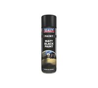 Sealey SCS026S Black Matt Paint 500Ml