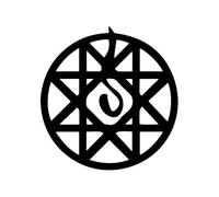 SCSHY Car Sticker 14.5Cm*15Cm Interesting Full Metal Alchemist Blood Seal Car Sticker Decal Black/Silver Vinyl