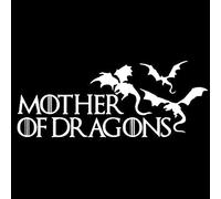 SCSHY Car Sticker 18.2Cm*7.3Cm Mother Of Dragons Fashion Stickers Decals Vinyl Decor