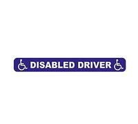 SCSHY Car Sticker 20Cm*2.4Cm Cartoon Decoration Disabled Driver Pvc Motorcycle Car Sticker Decal