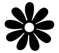 SCSHY Car Sticker Funny Daisy Flower Cute Cartoon Car Sticker Automobiles Motorcycles Exterior Accessories Vinyl Decals